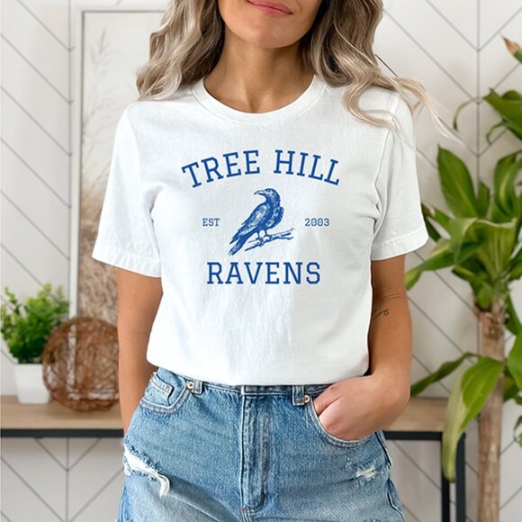 Tree Hill Ravens Shirt for OTH Fans Lucas and Nathan Scott Tee New Arrival - Picture 3 of 12